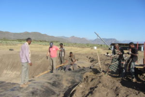 17.01.Building of the reservoir Januar 2017