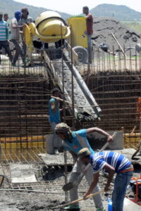 17.03.Building of the livinghouse basement März 2017